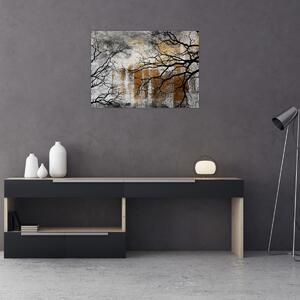 Tablou - Siluetă copac (70x50 cm)