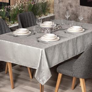 Fata de masa jacquard 155x220cm Cotton Box, Lavinia Gri