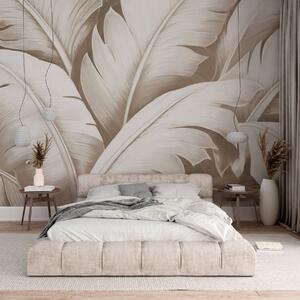 Tapet Frunze mari de bananier, Fototapet Natură, Fototapet Foi de palmier, w04991 : Uwalls.ro