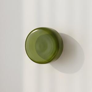 ALDEX Aplică BonBon, verde, Ø 16 cm, sticlă, reglabil, Verde, Camera de zi / sufragerie, Sticlă, Design