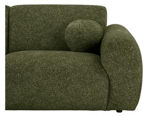 Canapea lounge stanga Clyde, Verde masliniu, 109x177x300x75 cm