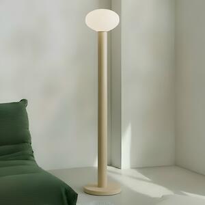 ALDEX Lampadar Flo, bej, înălțime 138 cm, 1 bec, sticlă, Bej, Camera de zi / sufragerie, Metal, Design
