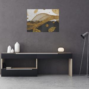 Tablou - Pene aurii (70x50 cm)