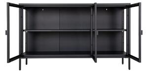 Bufet Brisbane, Negru, 40x140x85 cm