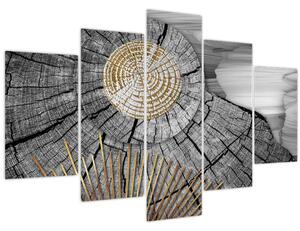Tablou - Trunchiul copacului colaj (150x105 cm)