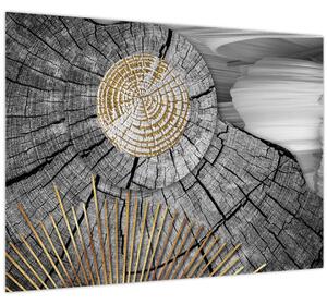 Tablou - Trunchiul copacului colaj (70x50 cm)