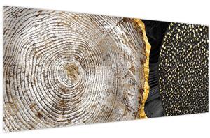 Tablou - Trunchiul copacului colaj 2 (120x50 cm)