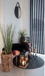 Blana decorativa de miel, Negru , 85x50x5 cm