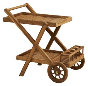 Bar mobil Pasaku, Natural, 50x86x81 cm