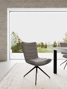Scaun dining Grafton, Gri, 96.5x50.5x65 cm