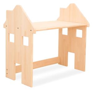 Birou din lemn de pin pentru copii Little Nice Things House