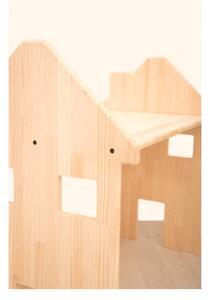 Birou din lemn de pin pentru copii Little Nice Things House