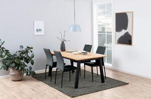 Scaun dining Demina V2, Gri, 92x43.5x53 cm