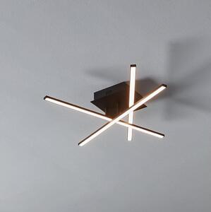 Eglo 55707 - Plafonieră LED 3xLED/3,5W/230V neagră