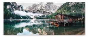 Tablou din sticlă Styler Tyrol Lake, 50 x 125 cm