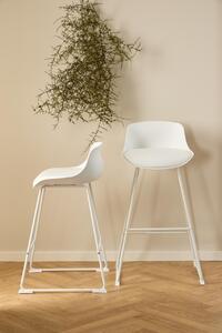 Scaun inalt Tina, Alb, 84x50x49 cm
