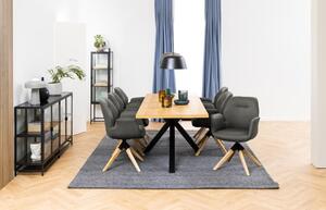 Masa dining Heaven, Natural, 75.5x220x90 cm