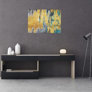 Tablou - Design auriu (70x50 cm)