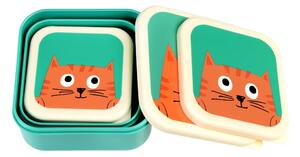 Set 3 cutii pentru gustări Rex London Chester Cat
