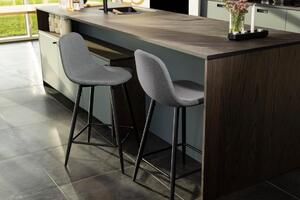 Scaun inalt Wilma V2, Gri, 91x43.5x48.5 cm