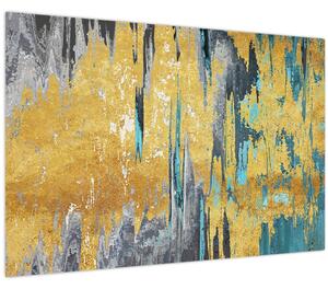 Tablou - Design auriu (90x60 cm)