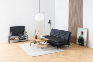 Comoda TV Seaford, Negru, 46x120x33 cm