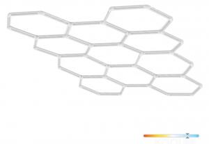Plafonieră LED HEXLINE LED/513W/230V 6500K 300x516 cm albă