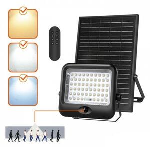 Proiector solar LED cu senzor MHCS LED/20W/3,2V IP65 10000 mAh + telecomandă