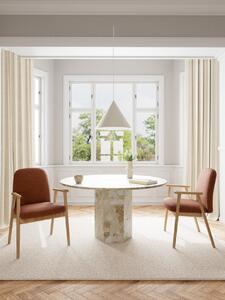 Scaun dining Calvin, Portocaliu, 88x55x60.5 cm