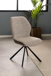 Scaun dining Aura, Bej, 88.5x51x61.5 cm