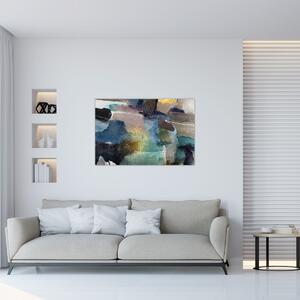 Tablou - Abstract acuarelă (90x60 cm)