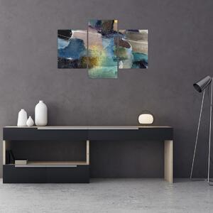 Tablou - Abstract acuarelă (90x60 cm)