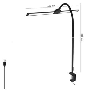 Brilagi - Lampă de birou LED reglabilă USB VARIO LED/14W/5V 3000-6000K neagră