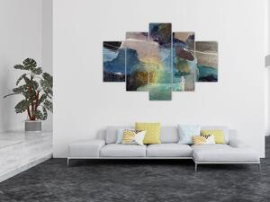 Tablou - Abstract acuarelă (150x105 cm)