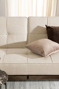 Canapea extensibila Perugia, Bej, 87x198x95 cm