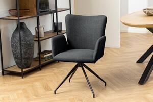 Scaun dining Laura V1, Gri, 86x57x61.5 cm
