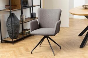 Scaun dining Laura, Gri, 86x57x61.5 cm