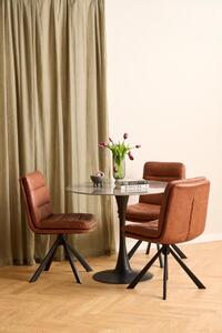Scaun dining Dean, Maro, 85x47.5x57 cm