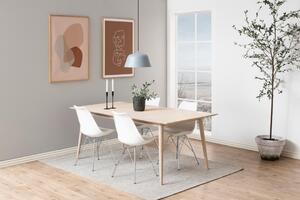 Scaun dining Eris, Alb, 85.5x48.5x54 cm