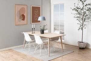 Scaun dining Eris, Alb, 85.5x48.5x54 cm