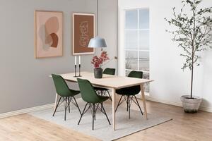 Scaun dining Eris V1, Verde, 85.5x48.5x54 cm