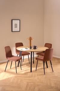 Scaun dining Becca, Portocaliu, 85.5x46x55 cm