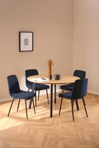 Scaun dining Becca, Albastru, 85.5x46x55 cm
