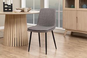 Scaun dining Becca, Gri, 85.5x46x55 cm