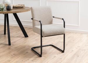 Scaun dining Adele, Bej, 84.5x50.5x64.5 cm