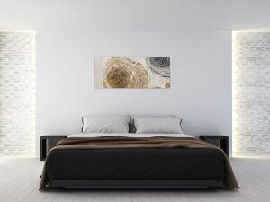 Tablou - Abstract triburi (120x50 cm)