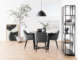Scaun dining Brooke V2, Gri, 83x58x55 cm
