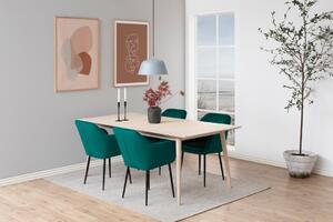 Scaun dining Emilia, Verde, 83x57x61 cm