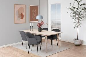 Scaun dining Emilia, Gri, 83x57x61 cm