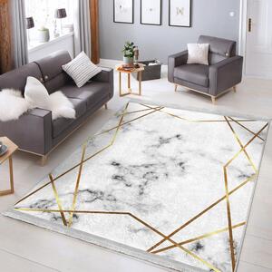 Covor alb-auriu 160x230 cm – Mila Home
